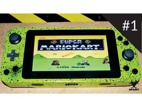 projeto anarc console port til raspberry pi video games arduino diy recalbox retropie 3d print model - Mito3D