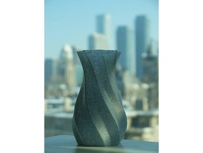 openscad vase remix decor customizable decoration spiral 3d print model - Mito3D