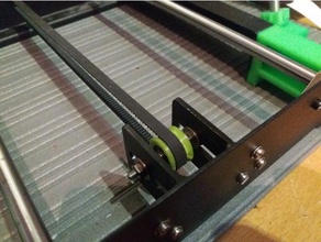 wanhao i3 y x correia rolamento de casa Impressora 3d peças eixo duplicador do 3d print model - Mito3D