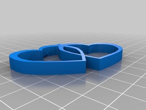 Herz Halskette Schmuck 3d print model - Mito3D