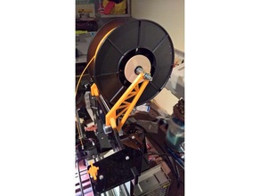 filament holder 3d printer accessories anet a6 spool 3d print model - Mito3D