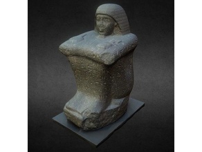 rei s tesoureiro sethi scans e réplicas 3dscan Impressão 3d A impressão Digitalização em digitalização o egito antigo arqueologia património cultural hieróglifos egípcios egiptologia hieróglifo homem escultura estátua tesouro 3d print model - Mito3D