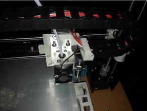 cable drag chain female part anet a8 3d printer parts 3d print model - Mito3D