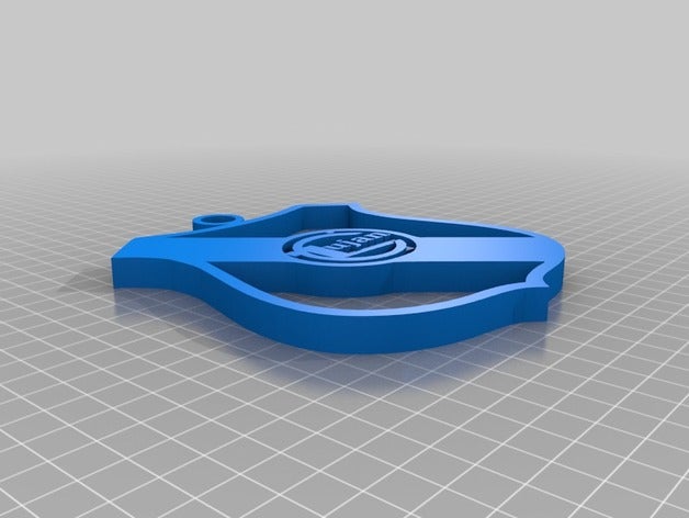 club luj n Schlüsselanhänger 3D print model - Mito3D