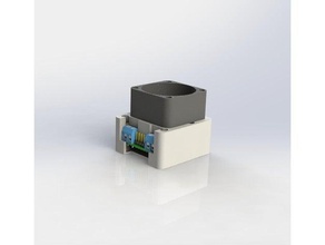 Ventilador de 40mm caso pololu d24v150fx reguladores voltaje la electrónica 3d print model - Mito3D