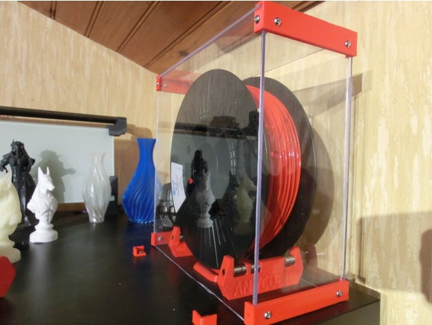 antidust-spool-Abdeckung 3d-drucken Staub spool 3D print model - Mito3D