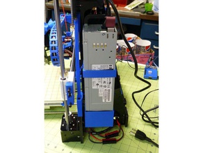 dps-600pb power supply mount anet a8 3d printer parts 3d print model - Mito3D