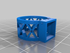 Plastik-ring-Stein Ringe Kunststoff ring 3d print model - Mito3D