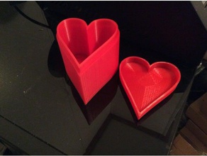 heart box containers hearts valentines day gifts 3d print model - Mito3D