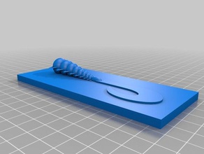 wilderrig-rollie-curlytail La impresión en 3d el cebo de la pesca señuelos suave plástico 3d print model - Mito3D