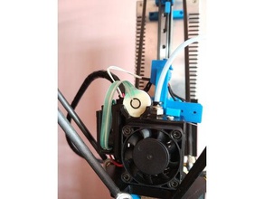 anycubic kossel kablo tutucu z sonda parantez Daire 3d baskı 3d print model - Mito3D
