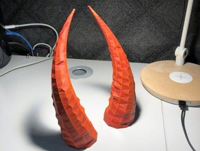 chifres do diabo traje 3d print model - Mito3D