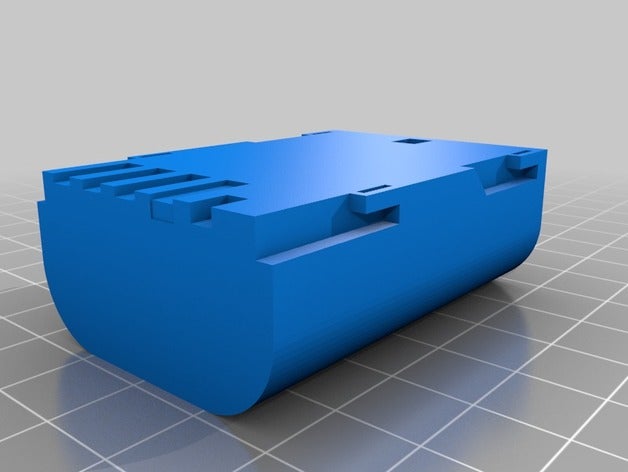 pentax li90 74v battery camera dummy mockup 3D print model - Mito3D