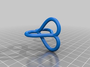 hearts joined math art openscad 3d print model - Mito3D
