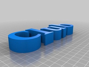 club letters 3d printing