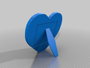 Sevgililer Günü resim çerçevesi 3d baskı 3d print model - Mito3D