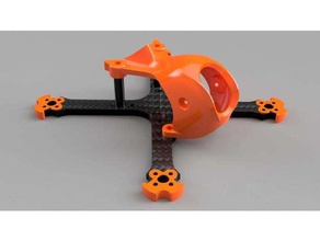 xhover win2 2xl canopy arm guards 3d printing drones fpv micro drone win win2xl 3d print model - Mito3D