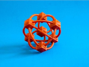 captive atom art arte atomic design dise o fidget-toy sculpture toys 3d print model - Mito3D
