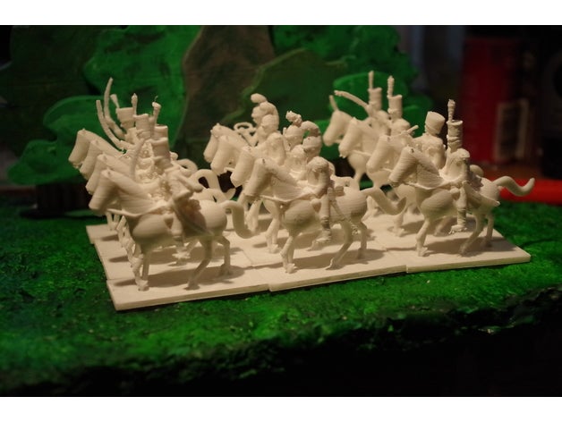 napoleonics - part 2 french allies cavalry toy & game accessories 28mm napoleonic wargaming 3D print model - Mito3D