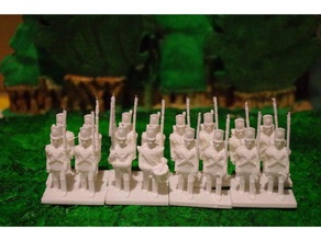 napoleonics - part 3 british infantry toy & game accessories 28mm napoleonic soldier wargaming 3d print model - Mito3D