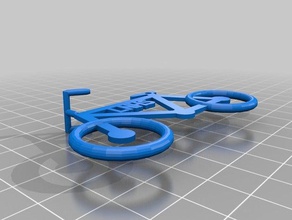 bike keychain lnhs vehicles 3d print model - Mito3D