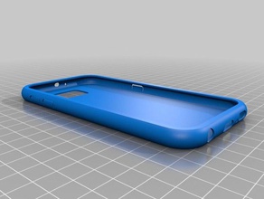 samsung galaxy s6 flexible case mobile phone 3d print model - Mito3D