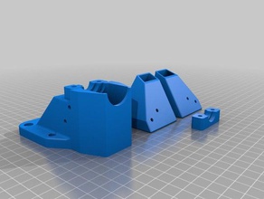 e3d chariot x makerfarm i3v bowden L'imprimante 3d de pièces 3d print model - Mito3D