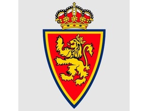 real zaragoza işaretler ve logolar aragon bilgisayarlar futbol takımı gerçek İspanya 3d print model - Mito3D