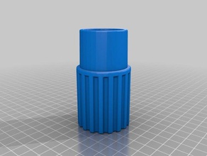 air track hose end physics & astronomy education 3d print model - Mito3D