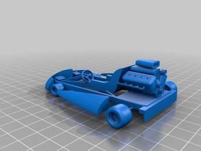 go kart La impresión en 3d 3d print model - Mito3D