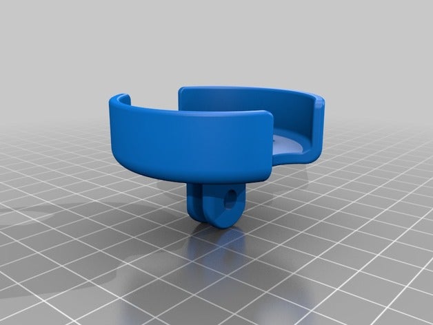 revl mount rear gopro camera 3D print model - Mito3D
