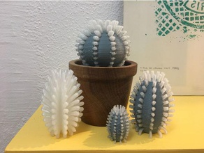 ambiante de cactus les gadgets la lumière multi-matériaux 3d print model - Mito3D