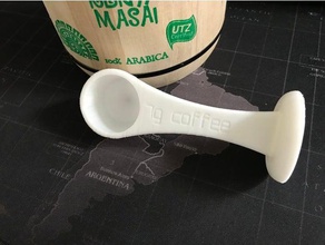 personalizable cuchara de medición remezclada añadido prensatelas cocina y comedor herramientas útil volumen scoop cucharas supportless 3d print model - Mito3D