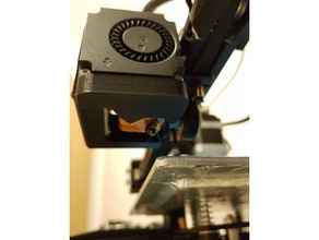 creality ender 2 part cooler 3d printer parts cooling duct fan mount 3d print model - Mito3D