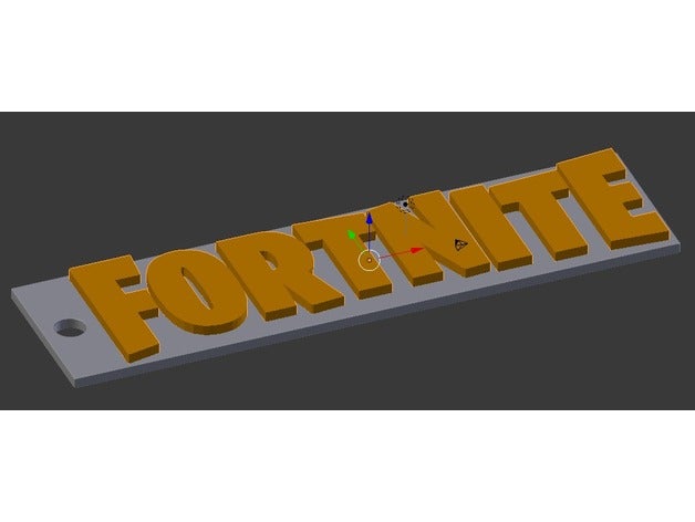 fortnite logo jouets & accessoires de jeux 3D print model - Mito3D