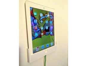ipad 2 montaggio a parete tablet ipad2 supporto per stand 3d print model - Mito3D