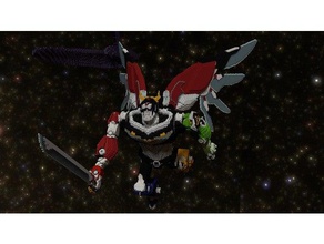 voltron gundam wings Modell-Roboter alien bayard cartoon megazord paladin power ranger Roboter 3d print model - Mito3D