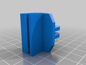anycubic i3 mega fan de vuelta montaje clip Impresora 3d las piezas sistema refrigeración el ventilador gopro monte 3d print model - Mito3D