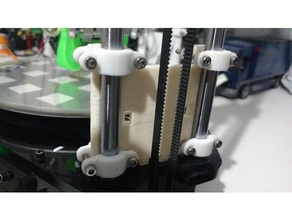 geeetech g2s lower strut brace clamps 3d printer parts clamp pro structural 3d print model - Mito3D
