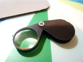 parametrische Klapp-Lupen-flach-konvex-edition hand-Werkzeuge 3d print model - Mito3D