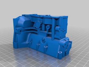 bloque de motor 2 split la cubierta vehículos 3d print model - Mito3D