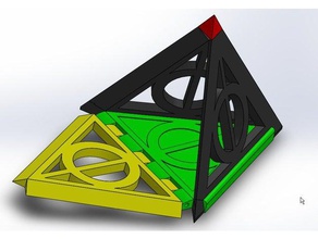harry potter Heiligtümer des Todes pyramid box 3d-drucken harrypotter 3d print model - Mito3D