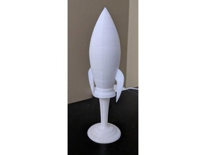 cohete despegar las esculturas 3d print model - Mito3D