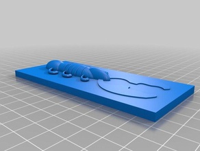 wilderrig-caranguejo-grub A impressão 3d isca pesca a factura do molde de silicone soft-plástico modelo 3d print model - Mito3D