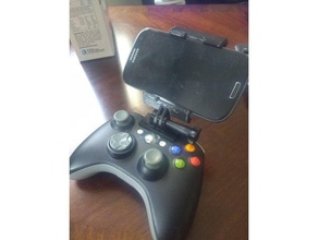 xbox 360 wireless controller, Handy-Halterung video-Spiele 3d print model - Mito3D