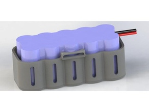 ftc tetrix battery holder robotics first 3d print model - Mito3D