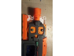 brushless nerf de l'organisme réglementation la robotique arduino moteur blaster pistolet 3d print model - Mito3D