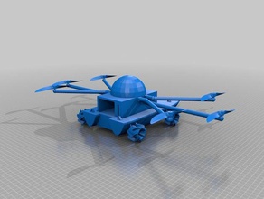 drone projeto robótica 3d print model - Mito3D