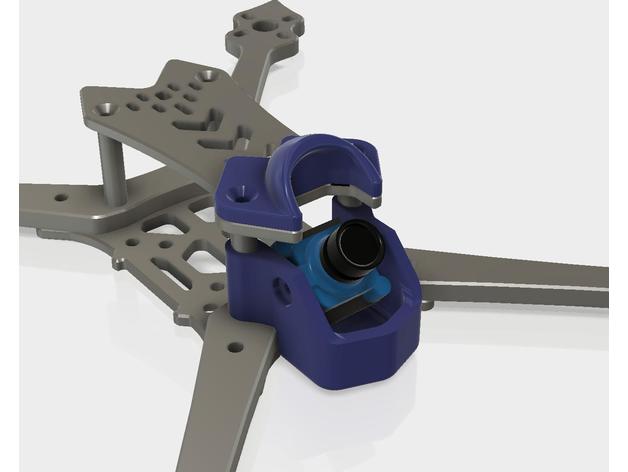 cercatore di underbone micro cam paraurti hobby alphasquad alphasquadmultirotor fpv racing frontbumper anteriore miniquad seekerunderbone 3D print model - Mito3D