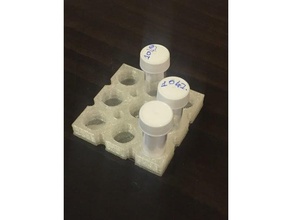 18mm şişe tutucu öğrenme kimya laboratuvar tubeholder 3d print model - Mito3D